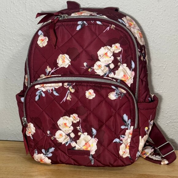 Vera Bradley Small Backpack in Performance Twill Blooms and Branches NWT main image 6